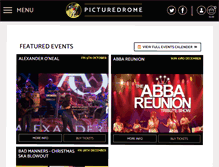 Tablet Screenshot of picturedrome.net